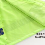 Reflective two-piece raincoat