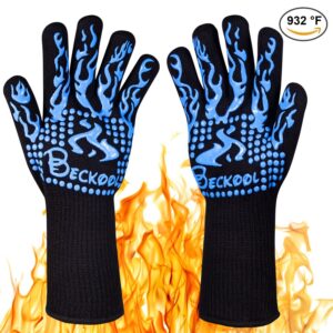 High temperature silicone gloves