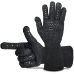 High temperature silicone gloves