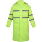 Reflective two-piece raincoat