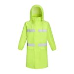 Reflective two-piece raincoat